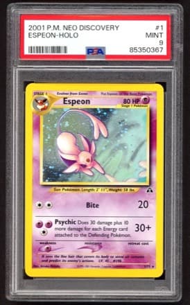 PSA 9 Espeon