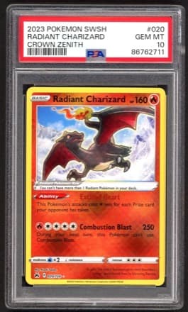 PSA 10 Radiant Charizard